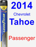 Passenger Wiper Blade for 2014 Chevrolet Tahoe - Hybrid