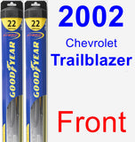 Front Wiper Blade Pack for 2002 Chevrolet Trailblazer - Hybrid