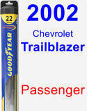 Passenger Wiper Blade for 2002 Chevrolet Trailblazer - Hybrid
