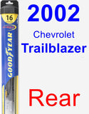 Rear Wiper Blade for 2002 Chevrolet Trailblazer - Hybrid