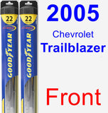 Front Wiper Blade Pack for 2005 Chevrolet Trailblazer - Hybrid