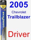Driver Wiper Blade for 2005 Chevrolet Trailblazer - Hybrid