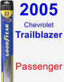 Passenger Wiper Blade for 2005 Chevrolet Trailblazer - Hybrid