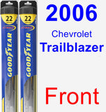 Front Wiper Blade Pack for 2006 Chevrolet Trailblazer - Hybrid