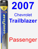 Passenger Wiper Blade for 2007 Chevrolet Trailblazer - Hybrid