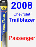 Passenger Wiper Blade for 2008 Chevrolet Trailblazer - Hybrid