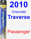 Passenger Wiper Blade for 2010 Chevrolet Traverse - Hybrid