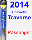 Passenger Wiper Blade for 2014 Chevrolet Traverse - Hybrid