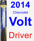 Driver Wiper Blade for 2014 Chevrolet Volt - Hybrid