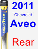 Rear Wiper Blade for 2011 Chevrolet Aveo - Hybrid