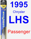 Passenger Wiper Blade for 1995 Chrysler LHS - Hybrid