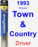 Driver Wiper Blade for 1993 Chrysler Town & Country - Hybrid