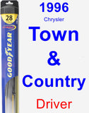 Driver Wiper Blade for 1996 Chrysler Town & Country - Hybrid