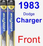 Front Wiper Blade Pack for 1983 Dodge Charger - Hybrid