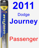 Passenger Wiper Blade for 2011 Dodge Journey - Hybrid