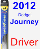 Driver Wiper Blade for 2012 Dodge Journey - Hybrid