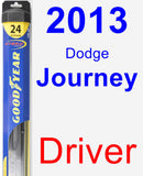 Driver Wiper Blade for 2013 Dodge Journey - Hybrid