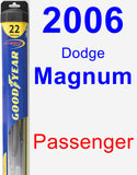 Passenger Wiper Blade for 2006 Dodge Magnum - Hybrid