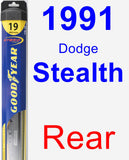 Rear Wiper Blade for 1991 Dodge Stealth - Hybrid