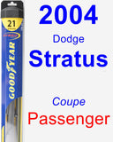 Passenger Wiper Blade for 2004 Dodge Stratus - Hybrid