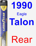 Rear Wiper Blade for 1990 Eagle Talon - Hybrid