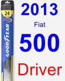 Driver Wiper Blade for 2013 Fiat 500 - Hybrid