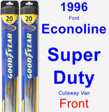 Front Wiper Blade Pack for 1996 Ford Econoline Super Duty - Hybrid