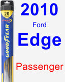 Passenger Wiper Blade for 2010 Ford Edge - Hybrid