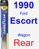 Rear Wiper Blade for 1990 Ford Escort - Hybrid