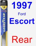 Rear Wiper Blade for 1997 Ford Escort - Hybrid