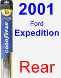 Rear Wiper Blade for 2001 Ford Expedition - Hybrid