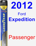 Passenger Wiper Blade for 2012 Ford Expedition - Hybrid