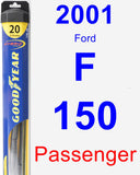 Passenger Wiper Blade for 2001 Ford F-150 - Hybrid