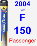 Passenger Wiper Blade for 2004 Ford F-150 - Hybrid