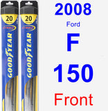 Front Wiper Blade Pack for 2008 Ford F-150 - Hybrid