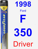 Driver Wiper Blade for 1998 Ford F-350 - Hybrid