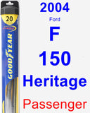 Passenger Wiper Blade for 2004 Ford F-150 Heritage - Hybrid