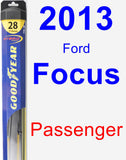 Passenger Wiper Blade for 2013 Ford Focus - Hybrid