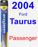 Passenger Wiper Blade for 2004 Ford Taurus - Hybrid