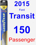 Passenger Wiper Blade for 2015 Ford Transit-150 - Hybrid