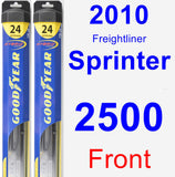 Front Wiper Blade Pack for 2010 Freightliner Sprinter 2500 - Hybrid