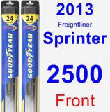 Front Wiper Blade Pack for 2013 Freightliner Sprinter 2500 - Hybrid