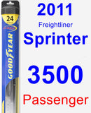 Passenger Wiper Blade for 2011 Freightliner Sprinter 3500 - Hybrid