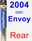 Rear Wiper Blade for 2004 GMC Envoy - Hybrid