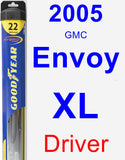 Driver Wiper Blade for 2005 GMC Envoy XL - Hybrid