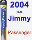 Passenger Wiper Blade for 2004 GMC Jimmy - Hybrid