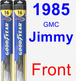 Front Wiper Blade Pack for 1985 GMC Jimmy - Hybrid