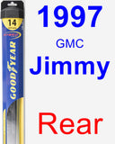 Rear Wiper Blade for 1997 GMC Jimmy - Hybrid