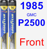 Front Wiper Blade Pack for 1985 GMC P2500 - Hybrid