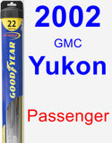 Passenger Wiper Blade for 2002 GMC Yukon - Hybrid